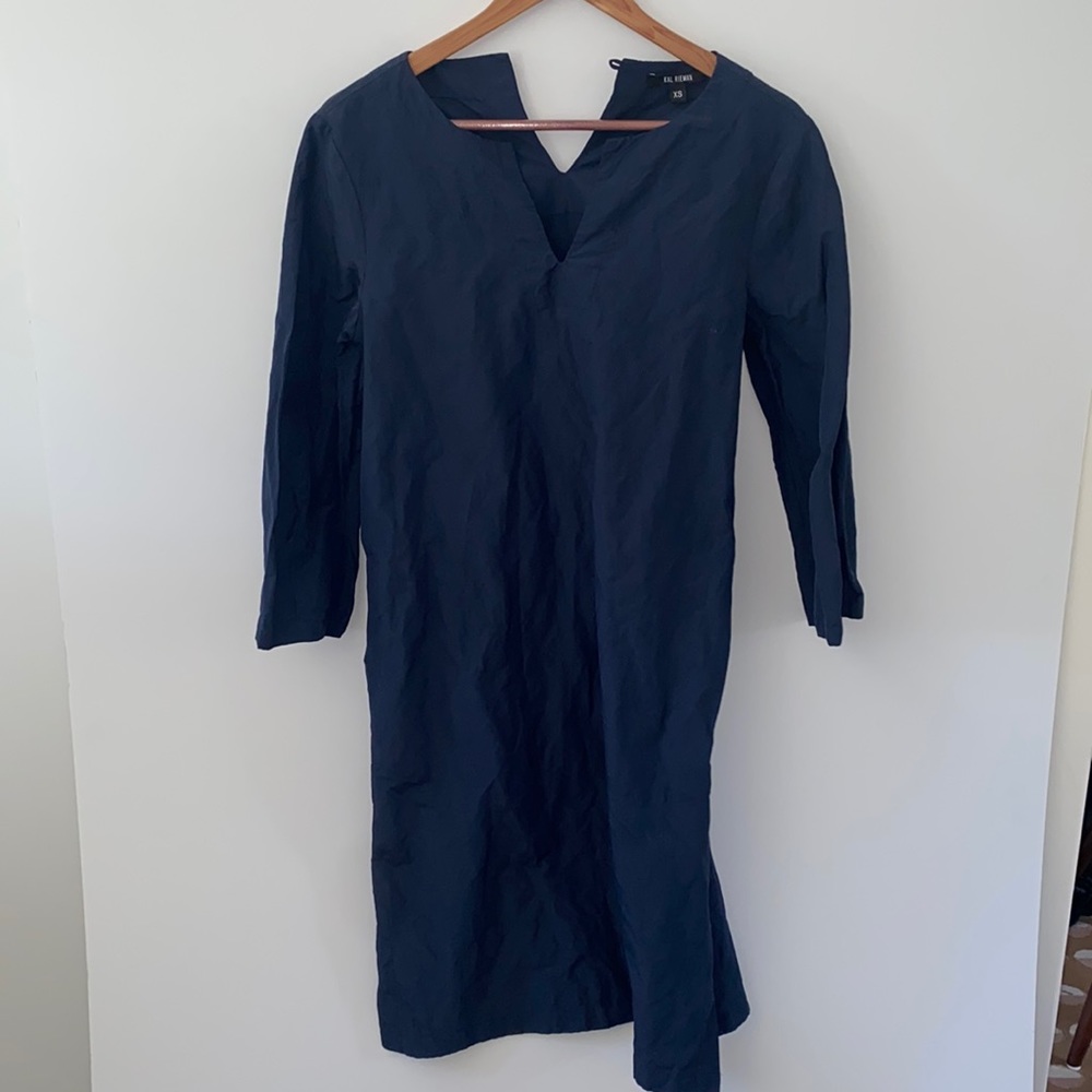 Kal Reiman Navy Nylon Dress